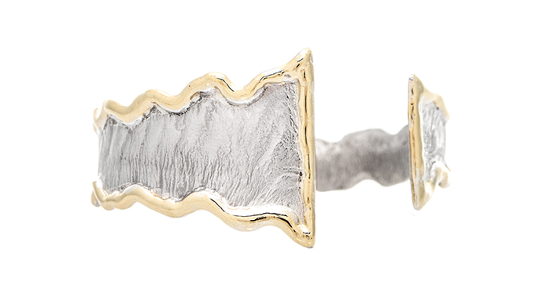 Lg image wavy wrap ii cuff 1100